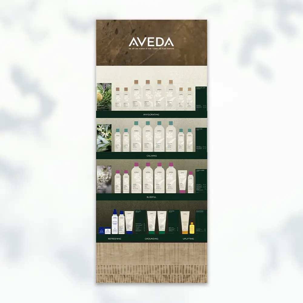 AVEDA DOMAIN HEADERS (LOGO OR FLOWER)